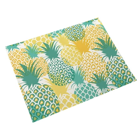 

Meizhencang Stain Resistant Bowl Pad Heat Insulation Cotton Linen Non-slip Pineapple Cup Mat Desktop Decor