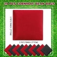 thumbnail image 2 of Pufs pequeños de nailon Sotiff, 24 unidades, 7 x 7 cm, rojo y negro, 2 of 6