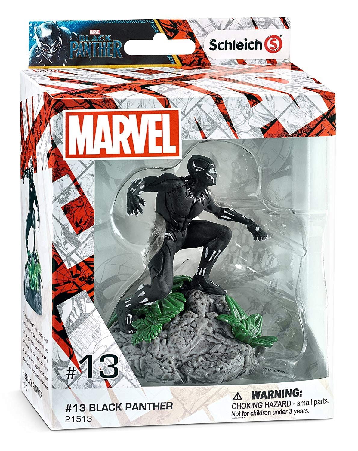 Schleich Plastic Figure 21513 Black Panther Marvel Figurines New in Box 
