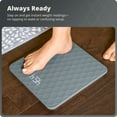 thumbnail image 4 of Greater Goods Silicone Bathroom Scale, 400lbs, Non Slip, LED Display, Gray, 4 of 6