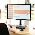 thumbnail image 7 of Monitor Memo Board, Acrylic Desktop Organizer with Transparent Clip for Computer Screen Side Frame, Office Accessory Sticky Note Holder, Topliu, 7 of 7