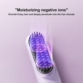 thumbnail image 5 of EBCUE 3 In 1 Portable Cordless Hair Straightener Brush for Travel Fast Heating Straightening Comb with LCD Display Rechargeable Anti-Frizz Styling Tool for Smooth Shiny Hair 4 Temperature Settings, 5 of 7