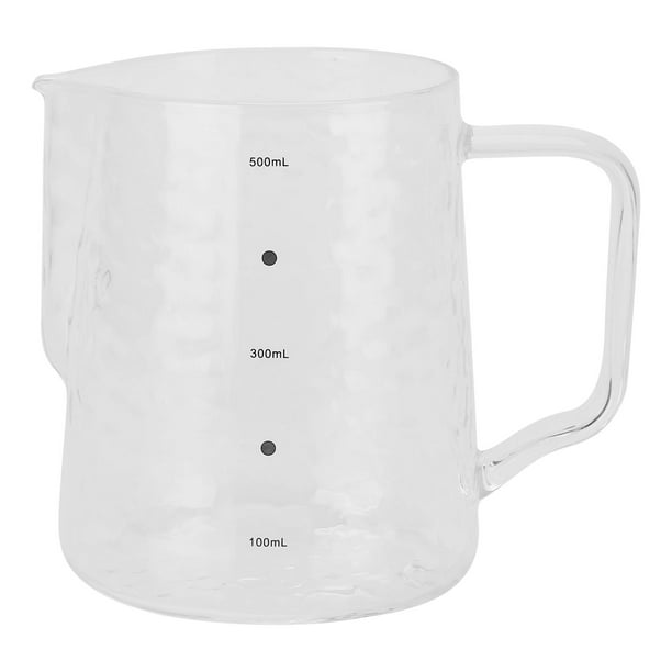 Glass Measuring Cup,500ml Coffee Milk Cup Water Cup Glass Measure Cup