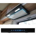 thumbnail image 3 of Aramox Range Hood, 12V 3-Speed Adjustable with Touch Screen LED Light, Black, Under Cabinet Mount, RV Van Yacht Kitchen, 3 of 8