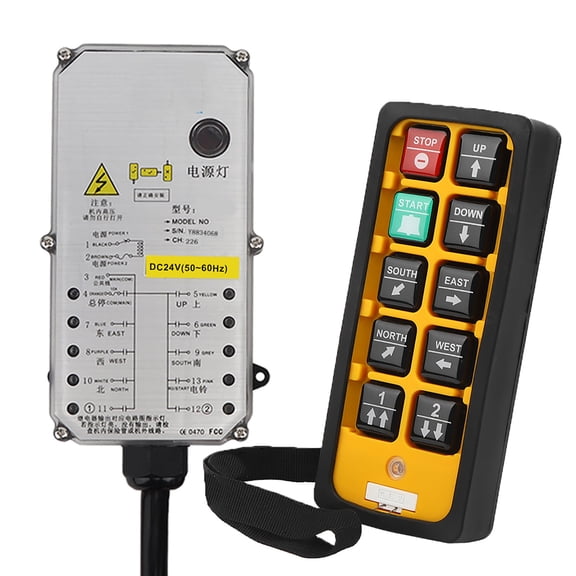 Controlador de polipasto, controlador remoto industrial Controlador remoto industrial doble Controlador CNC Ultra sensible