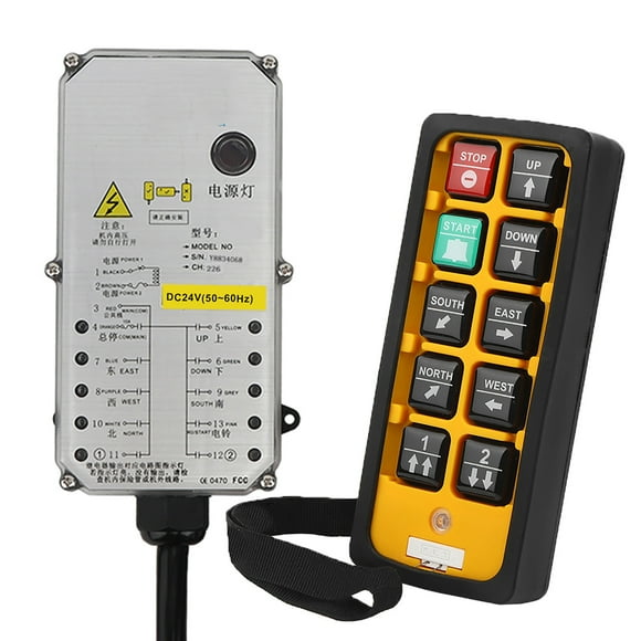 Controlador de polipasto, controlador remoto industrial Controlador remoto industrial doble Controlador CNC Ultra sensible