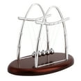 thumbnail image 2 of Péndulo De Ciencia Física De Acero Con Cuna De Bolas De Equilibrio De Newton, 2 of 7