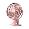 thumbnail image 1 of 1 ventilador recargable con clip, mini ventilador de escritorio USB silencioso con pantalla LED de 5 velocidades, potente ventilador de mesa giratorio de 720°, pequeño ventilador portátil 3 en 1 para oficina, dormitorio, estudio, camping ER, 1 of 5