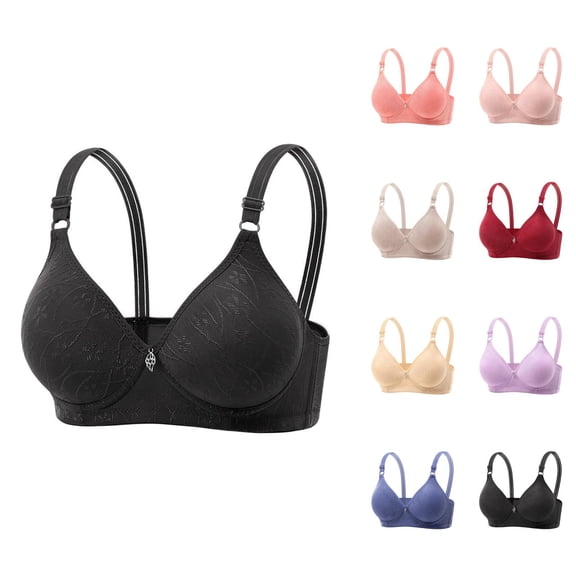 Seamless Bras for Women Comfortable Thin Molded Cup Tshirt Bralettes Everyday Bras