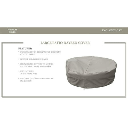 Oasis Fairmont Newport Sun Bed Protective Cover In Gray Canada - Oasis Patio Furniture Cover