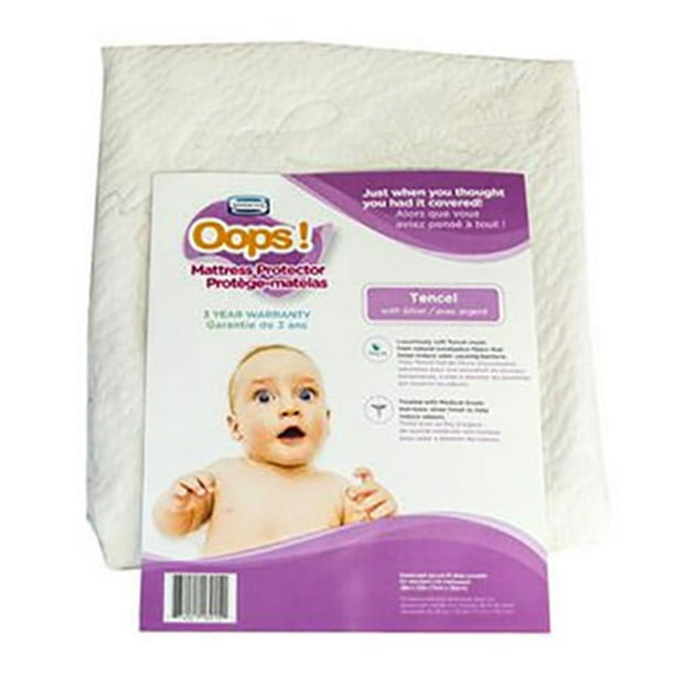 Simmons Oops Tencel Mattress Protector with Silver Walmart.ca