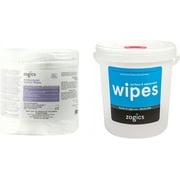 Zogics Antibacterial Wipes, EPA Registered Surface and Gym Equipment Disinfecting Wipes (800 Wipes) with Reusable Wipe Bucket Dispenser