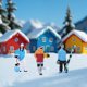 thumbnail image 5 of Figura de Snowboard a Escala 1/64 de 3 Piezas, Modelo Tiny People, Adorno para Mesa de Arena, 5 of 9