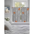 thumbnail image 3 of Boho Geometric Bathroom Window Curtain, Modern Abstract Chic Bohemian Stripes Light Filtering Coffee Kitchen Curtains, Bedroom Living Room Curtains 2 Panel 84"x54", 3 of 6