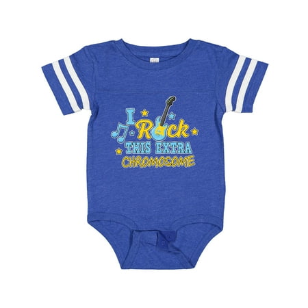 

Inktastic I Rock This Extra Chromosome Down Syndrome Awareness Gift Baby Boy or Baby Girl Bodysuit