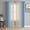 Khaki, gray blue, variant on Teal Ombre Sheer Curtains 63 Inch Length 2 Panels Set for Living Room/Bedroom, Modern Yellow Gradient Farmhouse Art Semi Curtain Sheers Drapes Rod Pocket Curtains Window Treatment Set 52''x63''x2