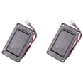 thumbnail image 1 of 2X 9V Mount Guitar Active Pickup Battery Cover Hold Box Battery Storage Case for Electric Guitar Bass Accessory, 1 of 8