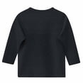 thumbnail image 4 of Cethrio Girls T Shirts, Solid Color Summer Crew Neck Casual 3/4 Sleeve Tops Black Size 7-8, 4 of 4