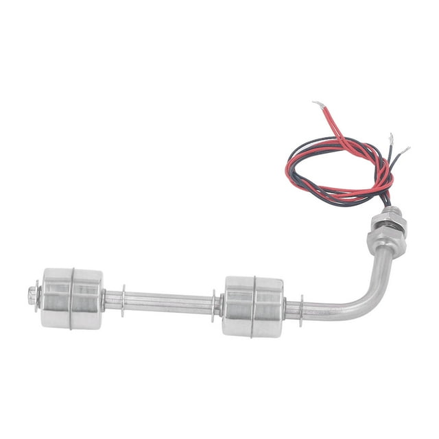 304 Stainless Steel Liquid Sensor Float Switch AC DC 0-110V -30~125 Degrees Celsius Temperature Range 10W Liquid Float Switch Controller For Pool Pump Fish Aquarium Pond