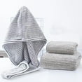thumbnail image 2 of Fiudx Juego de Toallas de Baño Extragrandes, Toalla de Microfibra Supersuave, Toalla Absorbente, Gorro de Ducha de 3 Piezas, para Hotel, Gimnasio, Playa, Spa, Secado Rápido, 140 X 70 Cm, 2 of 7
