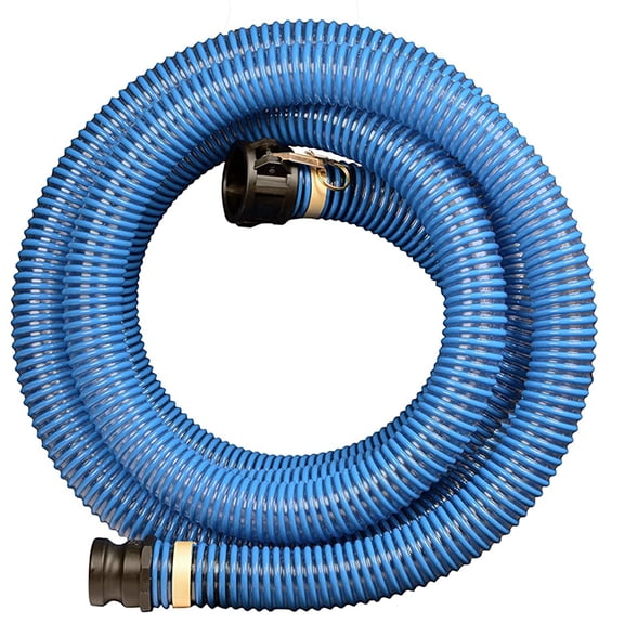 Apache 98106506 20 Foot Long XtremeFlex Poly Cam and Groove Suction Hose