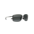 thumbnail image 2 of Maui Jim Hema Neutral Grey Rectangular Unisex Sunglasses 443-11M 62, 2 of 3