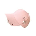thumbnail image 1 of mmirethe Classic Baseball Hat With Ring Decor Adding Touch Of Style To Outfits Casual Pin Pink 1Set, 1 of 6