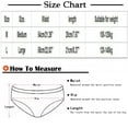 thumbnail image 3 of Iyufng Plus Size Panties for Women,Women's Panties Women Comfortable Solid Women's Fashion Medium Waist Briefs,Womens Panties, 3 of 4