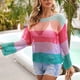 thumbnail image 3 of Bikini Net Cover Up Top,Mujeres Crochet Hollow Out Traje De Baño Crochet Cover Up Crochet Traje De Baño Cover Up Construido para Profesionales, 3 of 8
