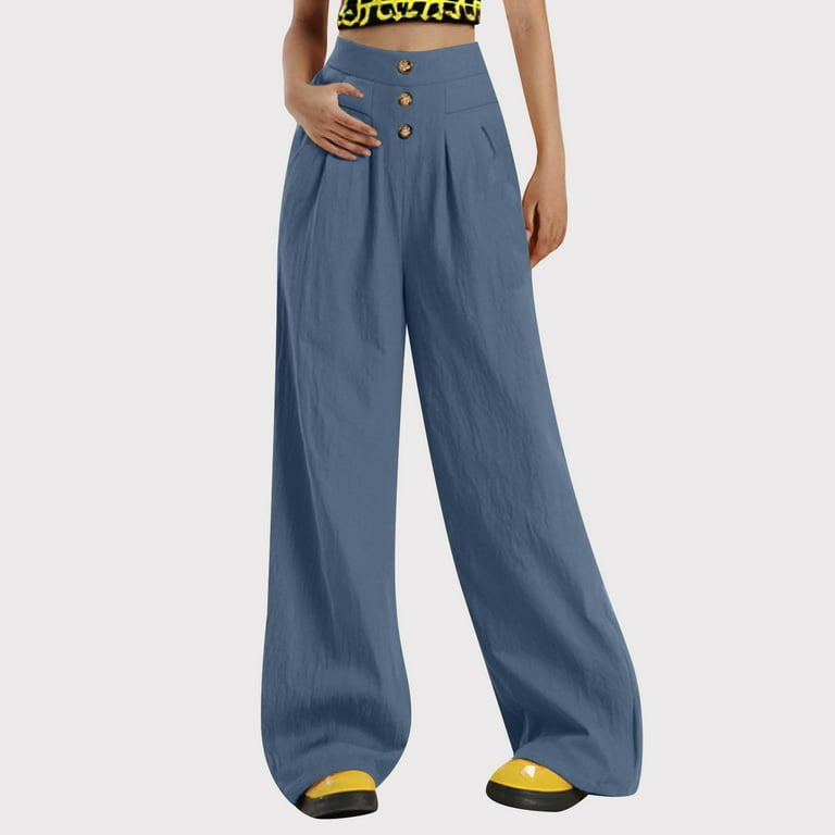 and Linen Wide Leg Culottes Women's Pendants Loose Semi and Linen Wide Leg Culottes Women's Pendants Loose Semi