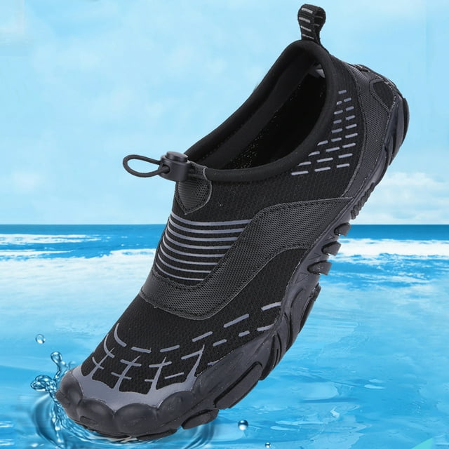 Zapatos acuáticos al aire libre, zapatos acuáticos transpirables para nadar en la playa para mujeres y hombres (black42) DQrwqpou Tenis De Mujer Tenis De Hombre