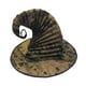 thumbnail image 3 of Sombrero de bruja de Halloween, suministros para la cabeza, sombrero de hechicera, gorro de bruja para fantasía Dorado, 3 of 9