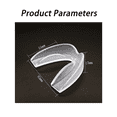 thumbnail image 2 of XIRQI 2026 New 4Pcs Mouthguard Transparent Nightguards for Grinding Teeth for Sleeping Teeth Grinding Snoring Comfortable Mouth Guard for Sleeping, 2 of 7