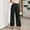 Black, variant on Wide Leg Pants for Women, Solid Color Loose Long Straight Leg High Waisted Trousers Fashion Women Pant Coffee M