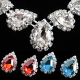 thumbnail image 4 of Koszal Prom Wedding Bridal Crystal Rhinestone Waterdrop Necklace Earring Jewelry Set, 4 of 7