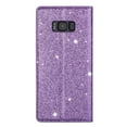 thumbnail image 3 of Samsung Galaxy S8 Wallet Case, Dteck Bling Slim PU Leather Magnetic Flip Folio Stand Case Cover Built-in One Card Holder For Samsung Galaxy S8, Purple, 3 of 6