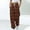 Brown, variant on Striped Women Sweatpants Joggers Brown Casual Elastic Waist Taper Pants Loose Drawstring Adjustable Width Pants