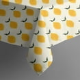 thumbnail image 5 of Yellow Lemon Fruit Repeat Beige Pattern Square Tablecloth,Waterproof Square Table Cover,Wipeable Spillproof Washable Table Cover for Home Kitchen Party Decor 42"X42"(107x107cm), 5 of 6