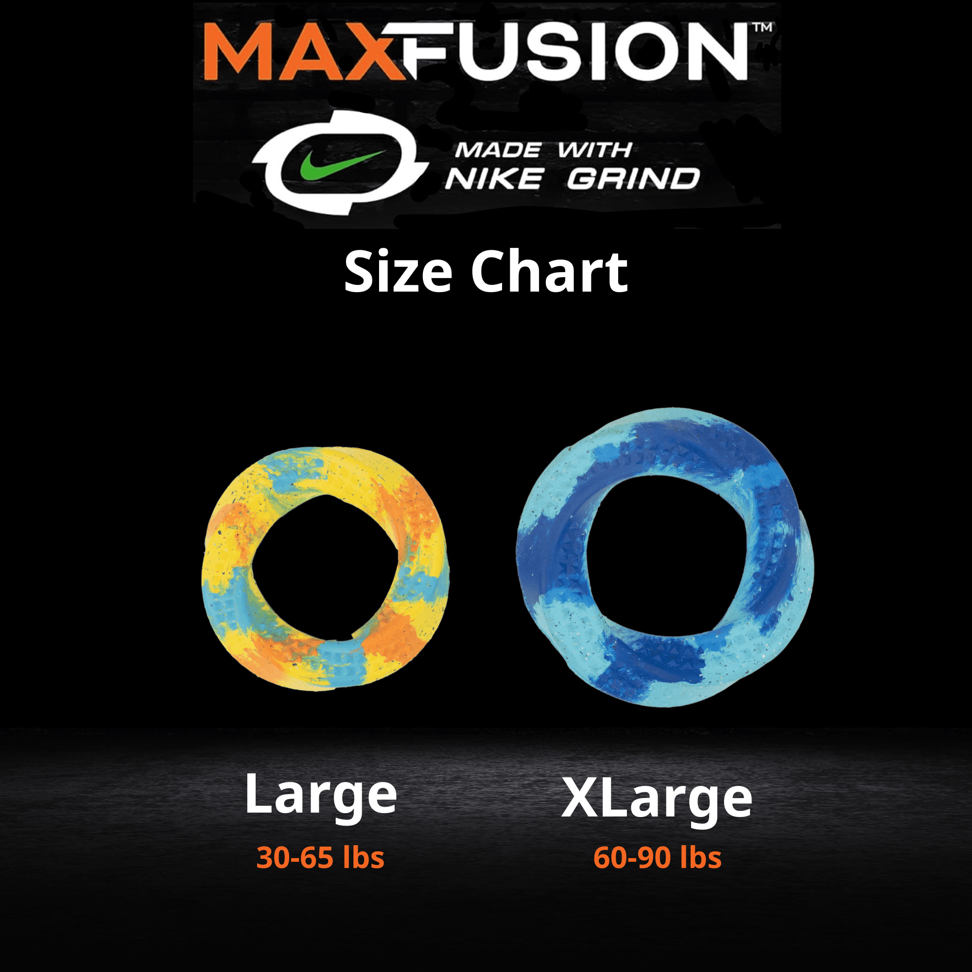 Max Fusion Made with Nike Grind Twisted Dog Toy
