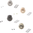 thumbnail image 3 of Aellinatey Turn Lock Twist Lock Turn Lock Clasps Round Clasp Twist Buckle Fasteners, 3 of 14
