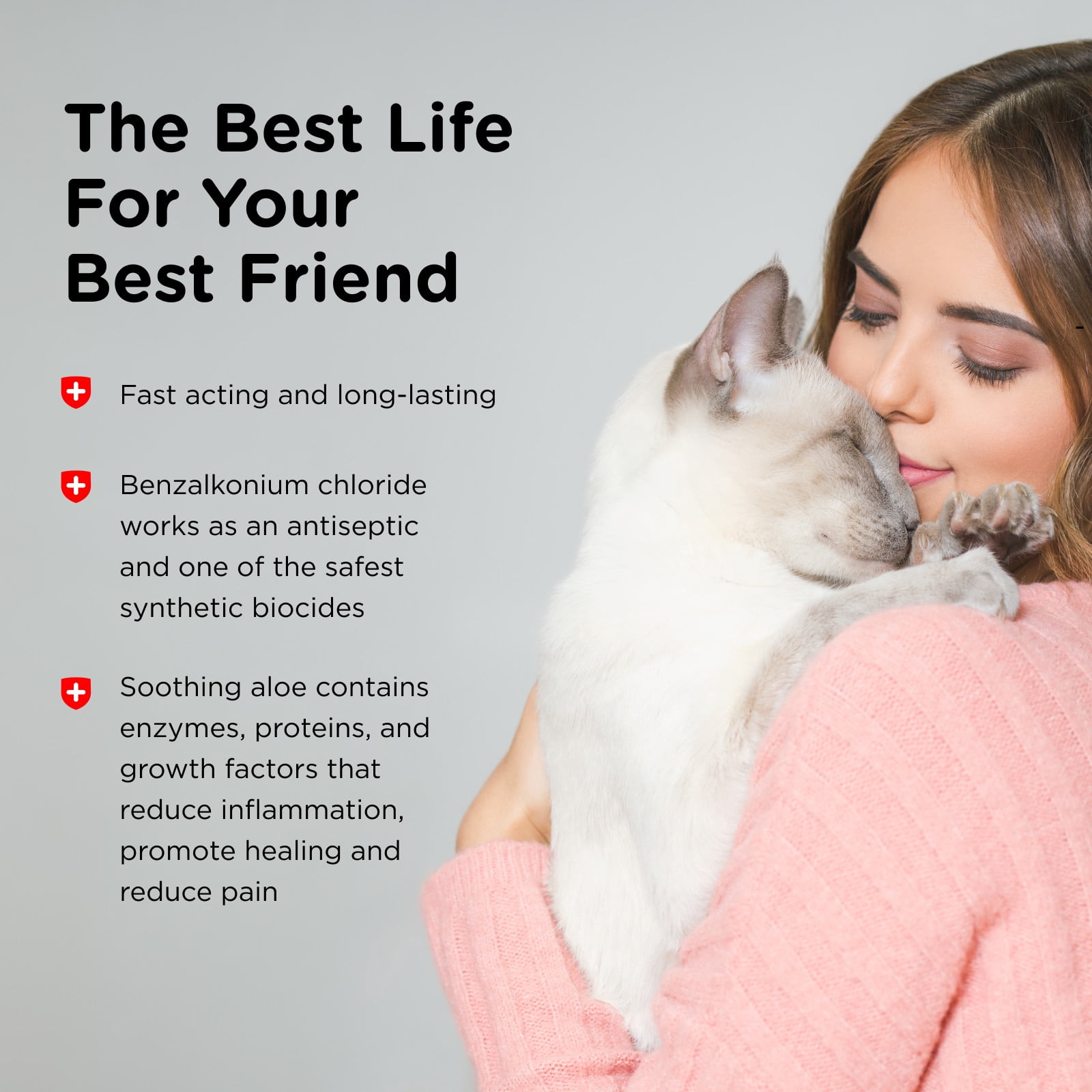 Nutri-Vet Antimicrobial Wound Spray for Cats - 4 oz