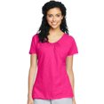 thumbnail image 1 of Hanes Maillot Flammé pour Femmes à Col en V Froncé, M, Amarante, 1 of 3