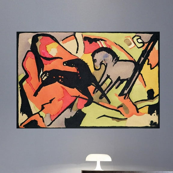 Wallhogs Marc Two Horses (1911) Poster Wall Mural