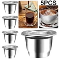 thumbnail image 1 of Likrtyny Cesta Recargable Cápsulas Acero Inoxidable Reutilizable 5 Uds. para Nespresso (A), 1 of 4