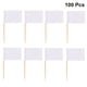 thumbnail image 4 of Banderas creativas de palillos de dientes blancos para decorar cupcakes y comida de fiesta (100 unidades), 4 of 7