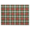 thumbnail image 2 of Addison Rugs Chantille Indoor/Outdoor Transitional Holiday Plaid Emerald Machine Washable Rectangle Rug, 1'8" x 2'6", 2 of 7