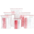 thumbnail image 2 of Sunloudy Sacs en Poly Transparents à Fermeture Éclair, 100 Pcs Sacs de Rangement Réutilisables Scellés en Plastique, 2 of 9