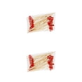 thumbnail image 1 of Wosthever 100 Uds. Brochetas desechables fruta bambú cóctel pastel postre ensalada palillos comida Buffet fiesta boda decoración Type3 NO3, 1 of 6