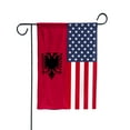 thumbnail image 4 of American Albania Flag Albanian Friendship U.S.A Memorial Day Patriotic For Garden Flag, Double-Sided Decorative Outdoor Flag, Patriotic Polyester Yard Flag 12 x 18 in, 4 of 5
