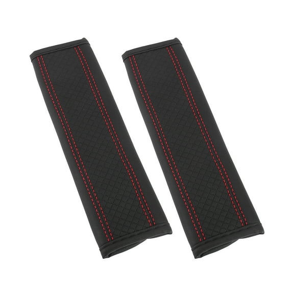 Unique Bargains 4pcs Universal Microfiber Leather Car Safety Seat Belt Strap Cover Shoulder Pad Mat Cushion for Driving